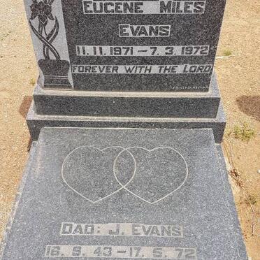 EVANS J. 1943-1972 &amp; D. 1946- :: EVANS Eugene Miles 1971-1972
