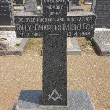 FOX Billy Charles  1910-1988