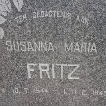FRITZ Susanna Maria 1944-1945