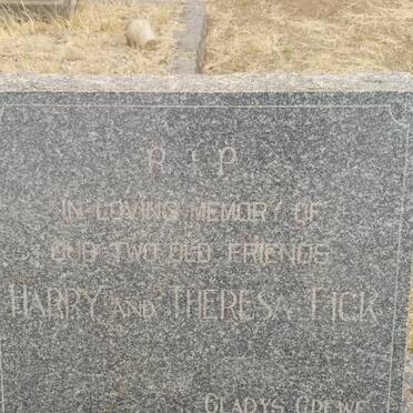 FICK Harry &amp; Theresa