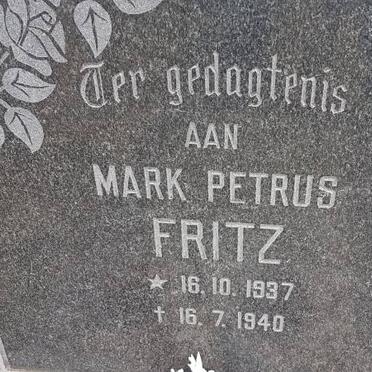 FRITZ Mark Petrus 1937-1940