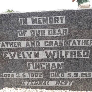 FINCHAM Evelyn Wilfred 1882-1957