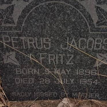 FRITZ Petrus Jacobs 1896-1954