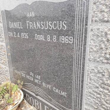 GROBLER Daniel Fransuscus 1935-1969
