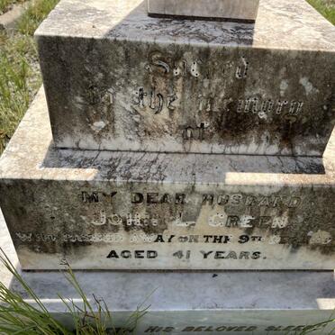 GREEN John L. -1898