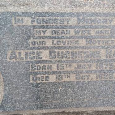 HART Alice Duchesne 1875-1922