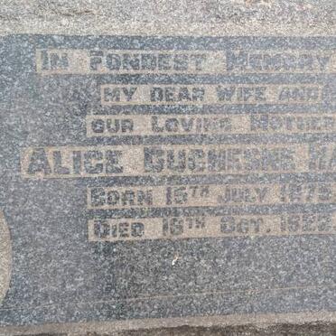 HART Alice Duchesne 1875-1922