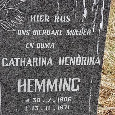 HEMMING Catharina Hendrina 1906-1971