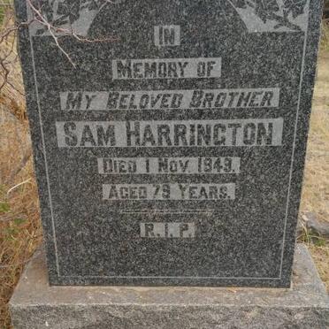 HARRINGTON Sam -1949