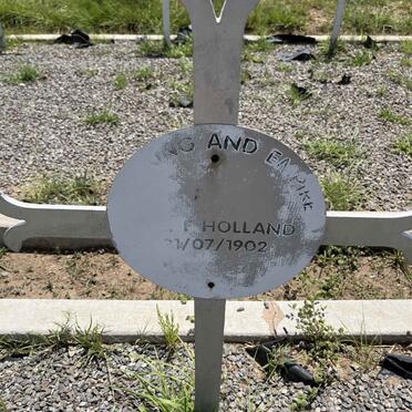 HOLLAND F. -1902