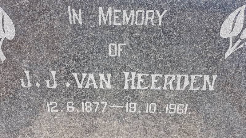 HEERDEN J.J., van 1877-1961