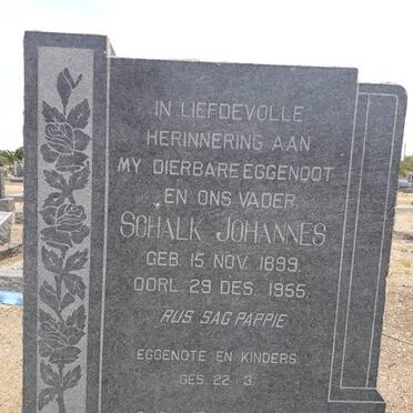 JACOBS Schalk Johannes 1899-1955