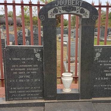 JOUBERT Joffre 191?-1974 :: JOUBERT Boet 1940-1987