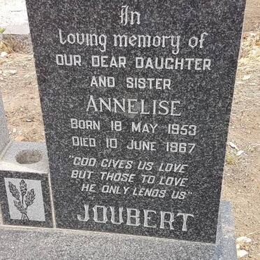 JOUBERT Annelise 1953-1967