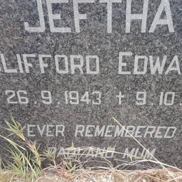 JEFTHA Clifford Edward 1943-1943