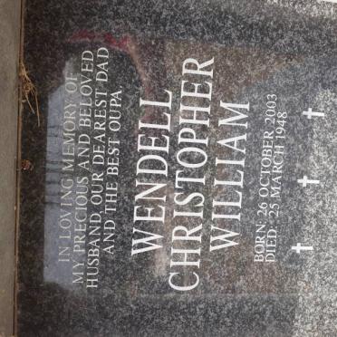 JOHNSON Wendell Christopher William 1948-2003