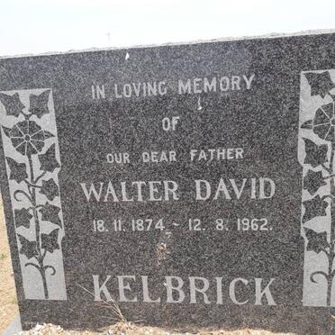 KELBRICK Walter David 1874-1962