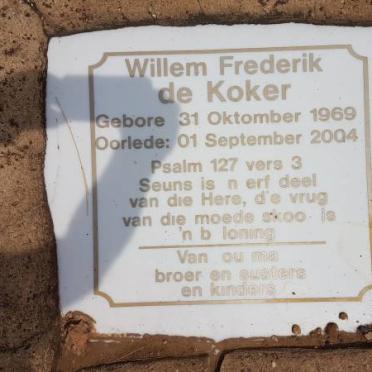KOKER Willem Frederik, de 1969-2004