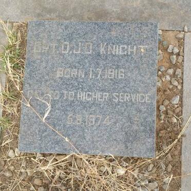 KNIGHT D.J.D. 1916-1974