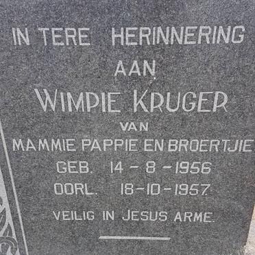 KRUGER Wimpie 1956-1957