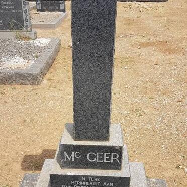 McGEER Lawrence Martin 1933-1962