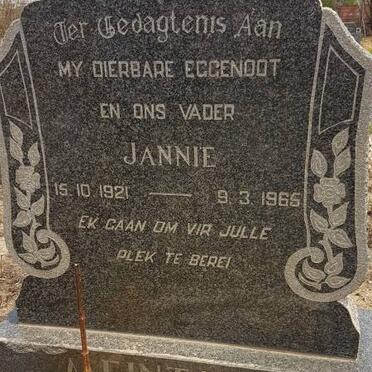 MEINTJES Jannie 1921-1965