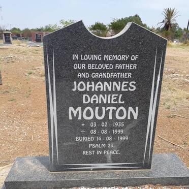 MOUTON Johannes Daniel 1935-1999