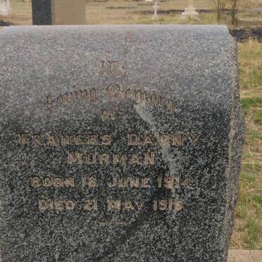 MURMAN Frances Dagney 1914-1916