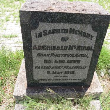 MCNICOL Archibald 1859-1919