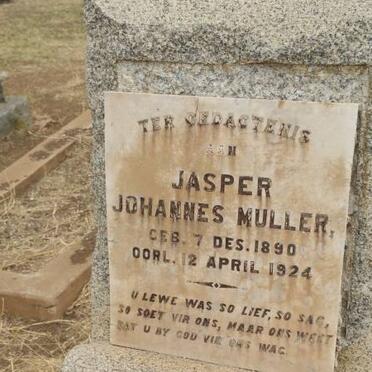 MULLER Jasper Johannes 1890-1924