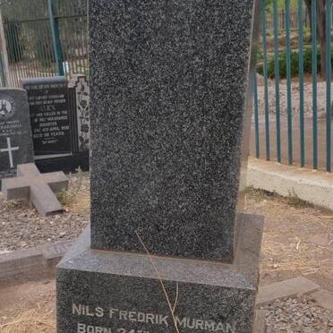 MURMAN Nils Fredrik 1877-1926