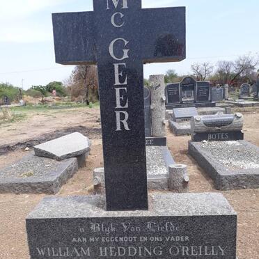 McGEER William Hedding O'Reilly 1905-1964