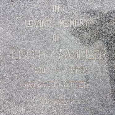 MULLER Edith -19?2