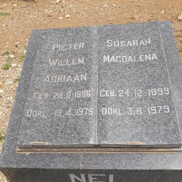 NEL Pieter Willem Adriaan 1896-1975 &amp; Susarah Magdalena 1899-1979