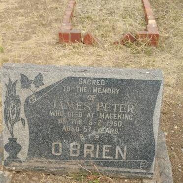 O'BRIEN James Peter -1960