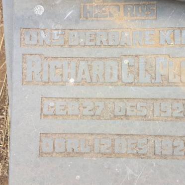 PLOTZ Richard C.L. 1928-1929