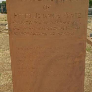 PENTZ Peter Johannes 1875-1919