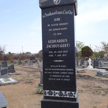 PRETORIUS Gerhardus Jacobus 1905-1971