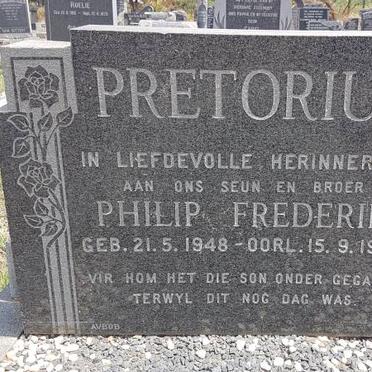 PRETORIUS Philip Frederik 1948-1973