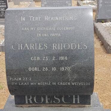 ROESCH Charles Rhodes 1914-1970
