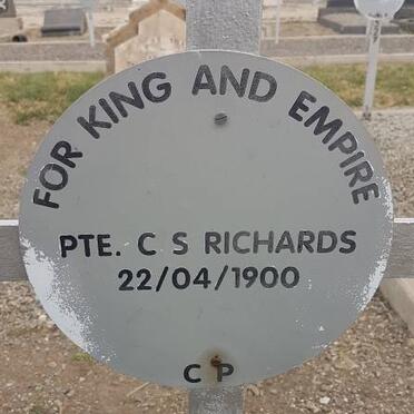 RICHARDS C.S. -1900