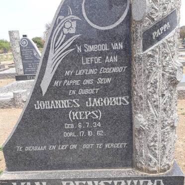 RENSBURG Johannes Jacobus, van 1934-1962