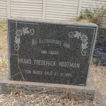 ROOTMAN Frans Frederick -1897