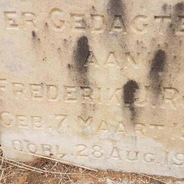 ROSS Frederik J. 1927-1927