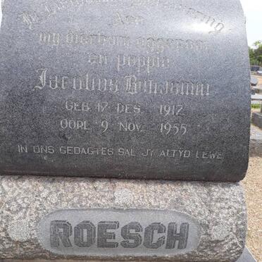 ROESCH Jacobus Benjamin 191?-1955