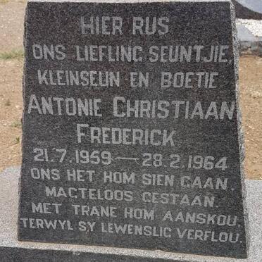 RYAN Antonie Christiaan Frederick 1959-1964