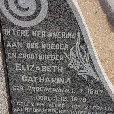 RYAN Elizabeth Catharina nee GROENEWALD 1887-1970
