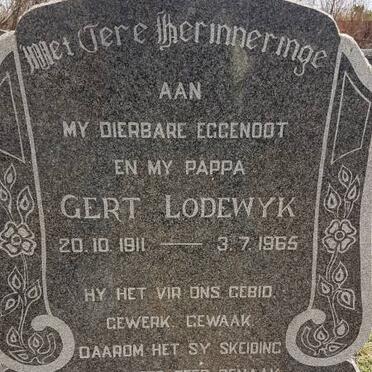 SMIT Gert Lodewyk 1911-1965