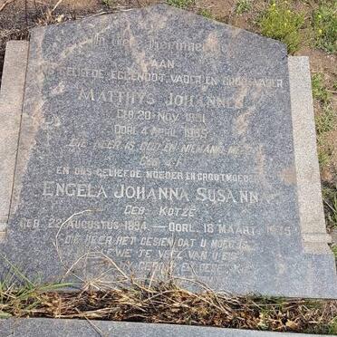 STEYN Matthys Johannes 1881-1965 &amp; Engela Johanna Susanna KOTZE 1894-19?5
