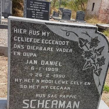 SCHERMAN Jan Daniel 1909-1990